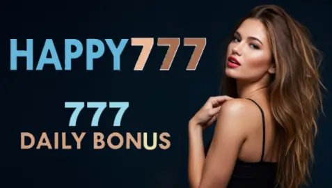 happy777 777 daily bonus