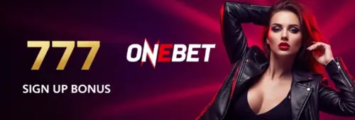onebet 777 sign up bonus