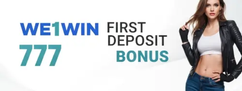 we1win 777 first deposit bonus
