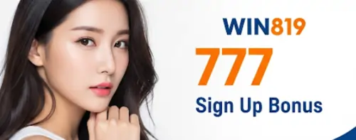 win819 777 sign up bonus